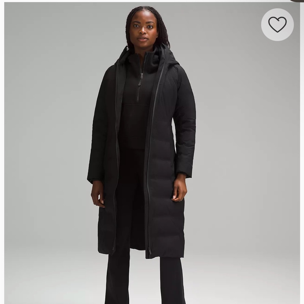 Lululemon stretchseal sleet street long puffer jacket
